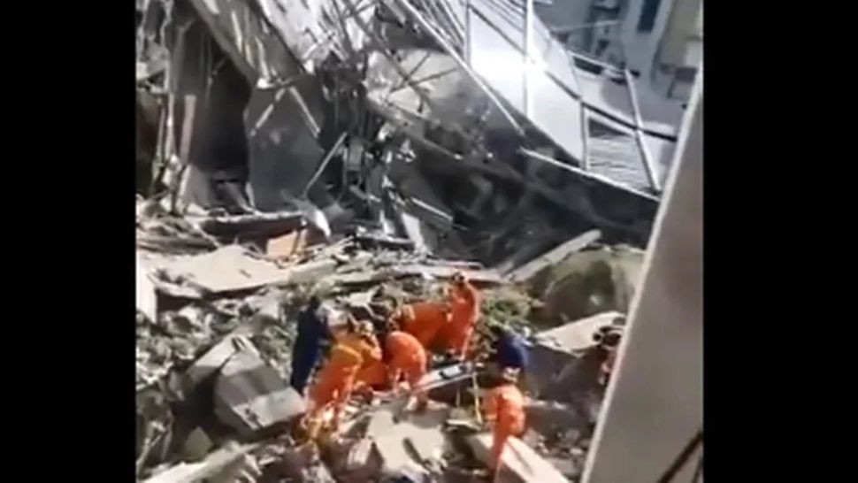 Un hotel s-a PRĂBUȘIT în China: cel puțin un mort și 10 dispăruți - Imagini dramatice VIDEO