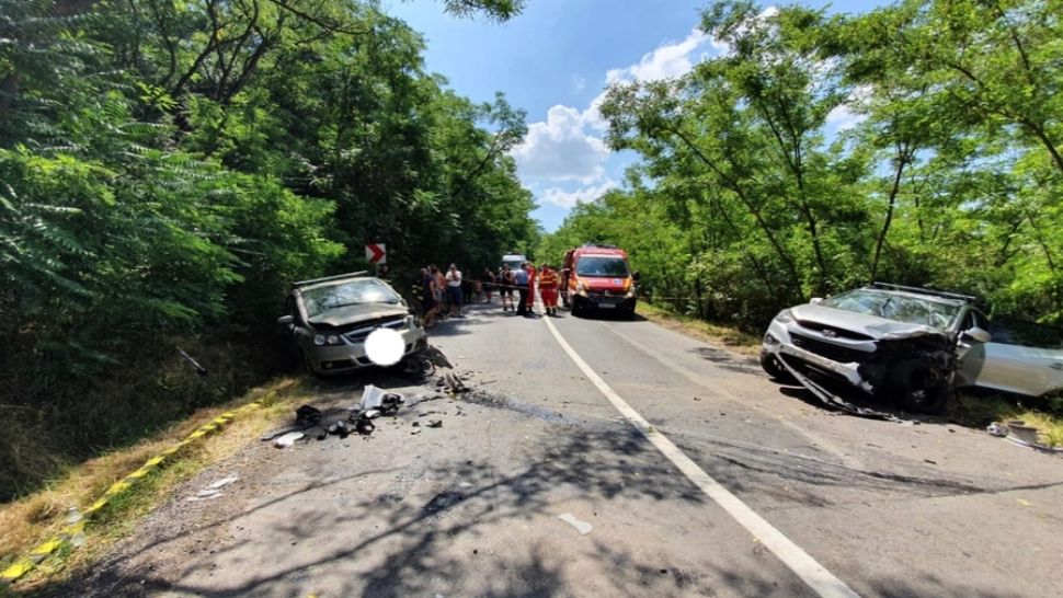 Accident cu victime pe Dealul Săbedului: Cinci persoane, dintre care doi copii, au ajuns la spital