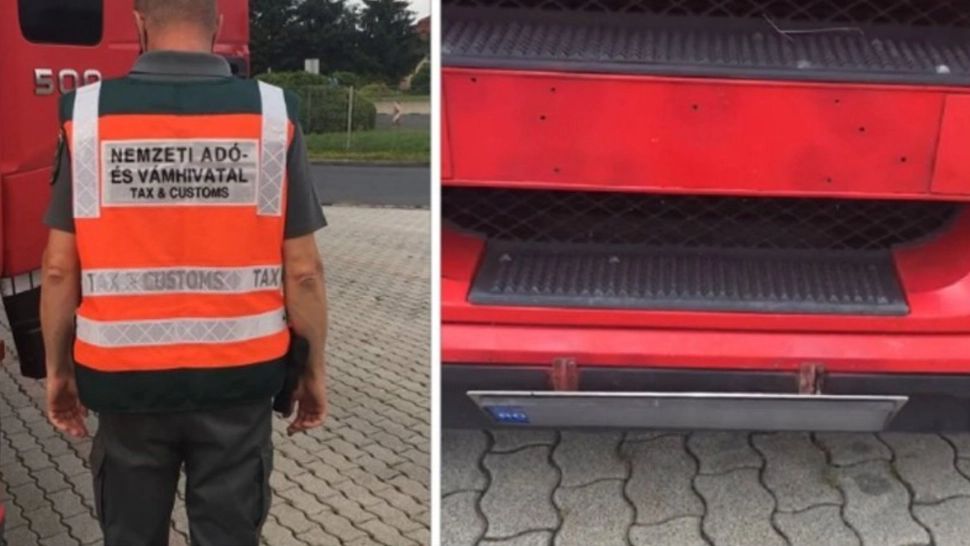 VIDEO Vameșilor maghiari nu le-a venit să creadă. Cum evita un șofer român de TIR taxa de drum