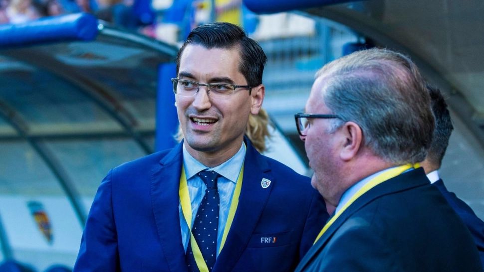 FOTO | Cum a reacționat Răzvan Burleanu după egalul României de la Skopje