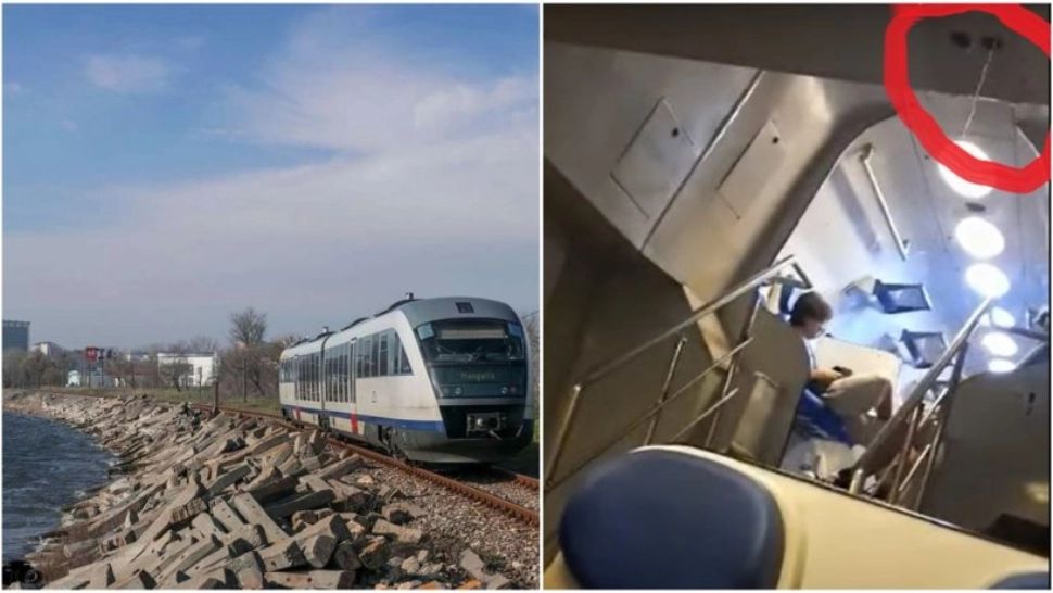 VIDEO - Focar de infecție într-un tren CFR - Dejecțiile din toaletă au ajuns în compartiment