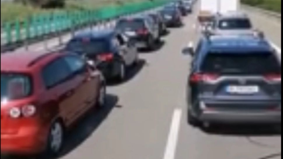 Aglomerație de nedescris pe Autostrada Soarelui: Drumul spre mare, aproape BLOCAT