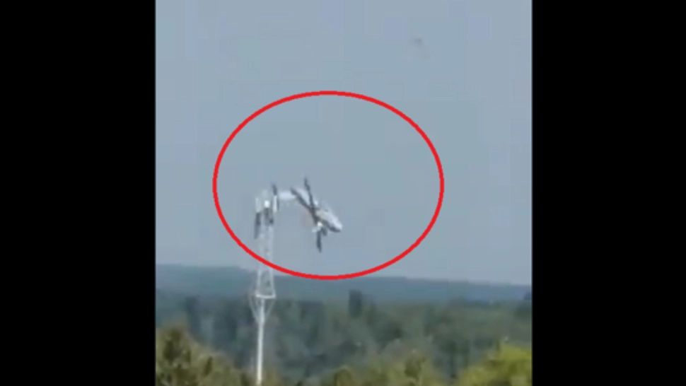 Un avion s-a prăbușit lângă Moscova - Momentul a fost filmat - Nu există supraviețuitori