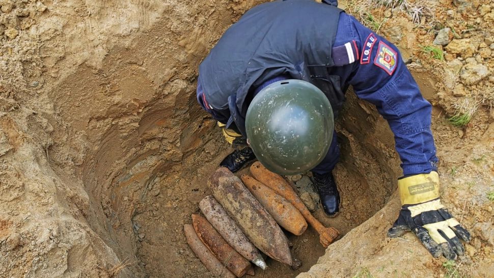  Proiectile neexplodate din timpul războiului, descoperite pe două terenuri din județul Vrancea