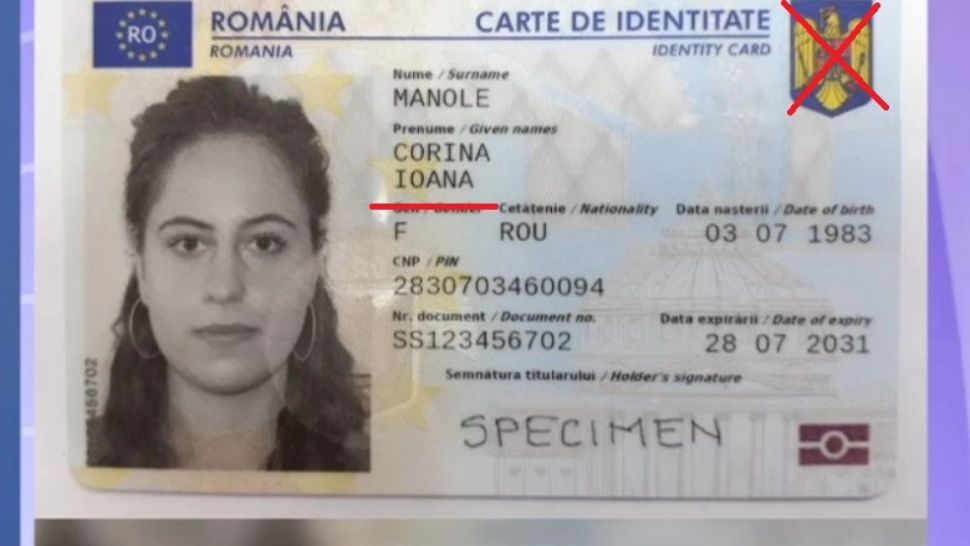 SEX și TRICOLORUL revin pe noile cărți de identitate, în locul de GEN și STEMĂ