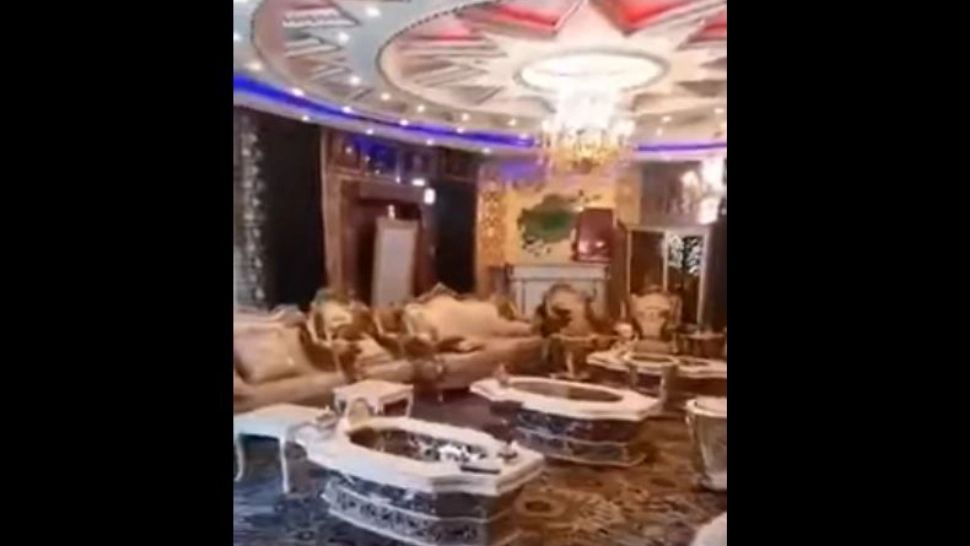 VIDEO Palatul opulent al unui general de armată afgan a fost capturat de talibani
