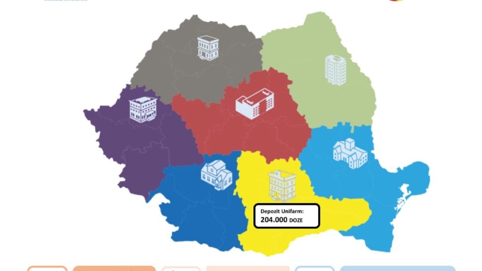 Peste 200.000 doze de vaccin Johnson&Johnson sosesc, mâine, în România