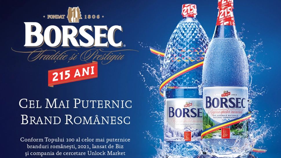 Borsec, cel mai puternic brand românesc (P)