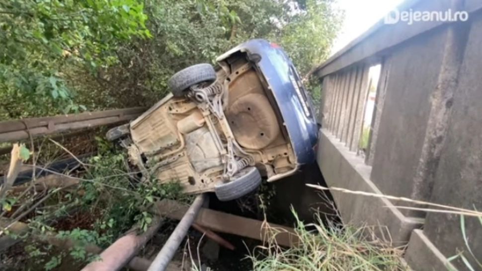 Bărbat beat și fără permis, accident cumplit cu mașina șefului. Motivul incredibil pentru care s-a urcat la volan