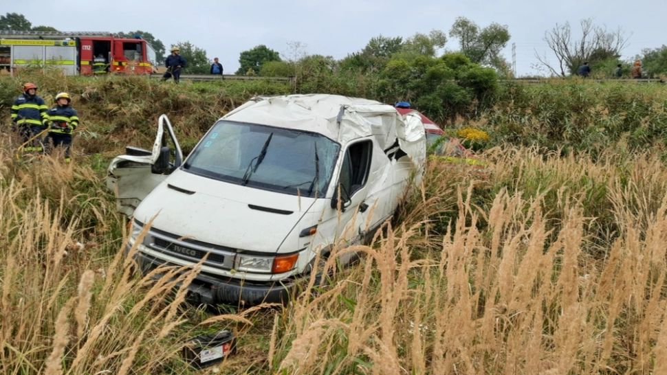  GRAV accident rutier în județul Mureș! A fost solicitat elicopterul SMURD - FOTO