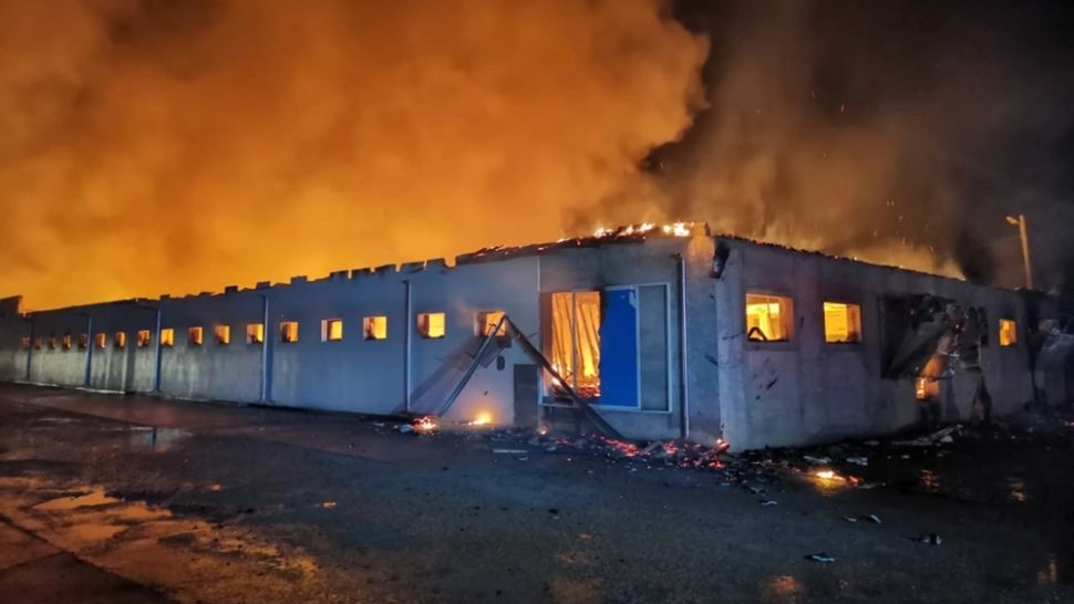 Incendiu violent la o fabrică de pâine din județul Constanța