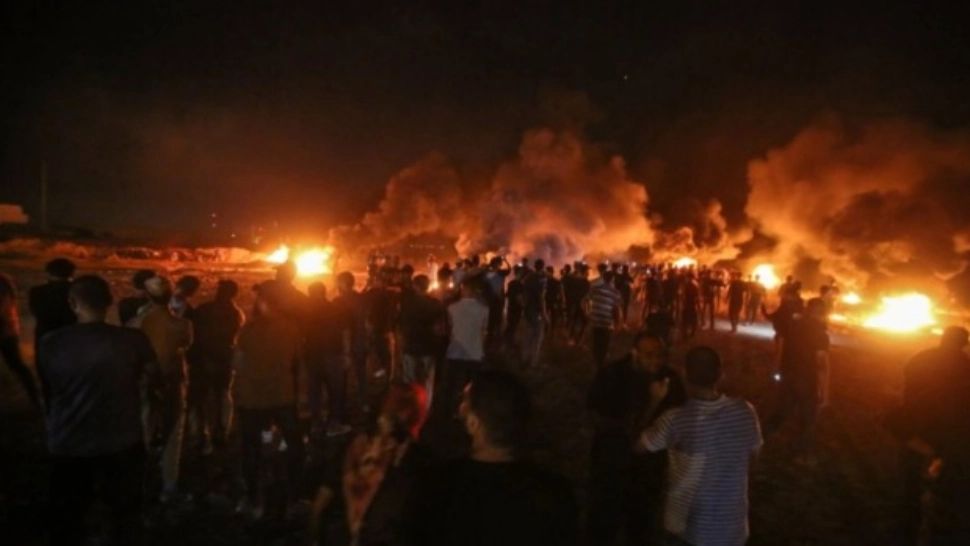 Proteste violente la graniţa dintre Fâşia Gaza şi Israel. 1 mort și 15 răniți, printre care un copil în stare gravă