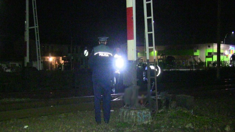 Accident feroviar devastator în Galați. Un bărbat a murit după ce a fost lovit de tren