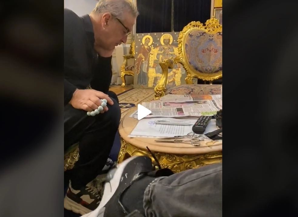 VIDEO – L-a filmat pe Gigi Becali, pe ascuns, și apoi a postat totul pe TikTok – Imaginile surprinse chiar la palat