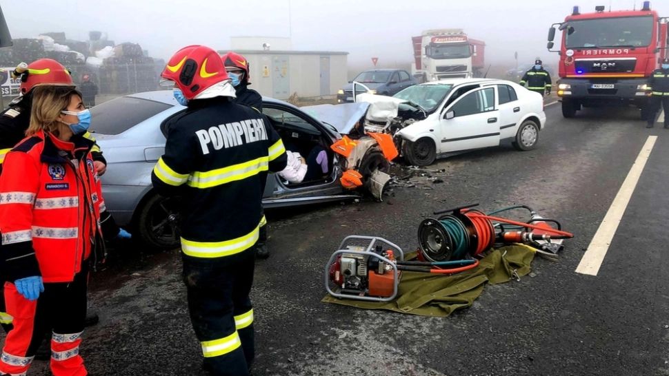Accident cumplit în Ialomița: 4 victime, între care un tânăr de doar 20 de ani