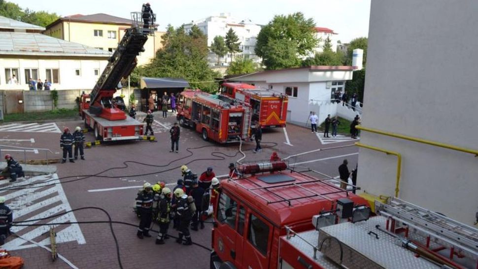 Alarmă de incendiu la Spitalul Județean Suceava! 5 pacienți evacuați - Ce a provocat PANICA