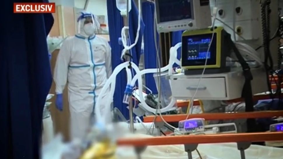 Imaginile neputinței din spitalele Covid. România, în genunchi în fața valului 4. Cum arată o zi pe frontul pandemiei la Spitalul "Floreasca", din Capitală - VIDEO