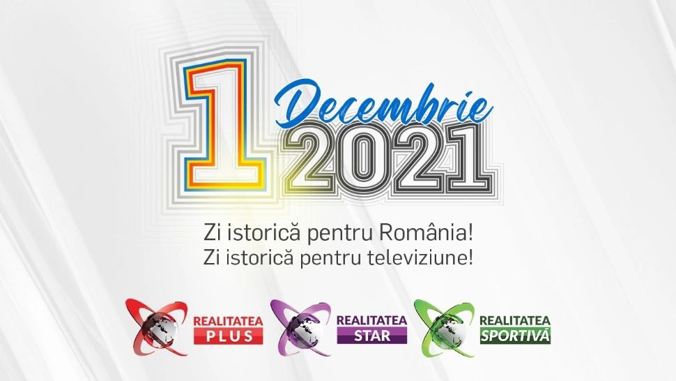 De 1 Decembrie, cele 3 televiziuni marca REALITATEA – Plus, Sportivă și Star - se unesc într-un MARE SHOW, DE NERATAT