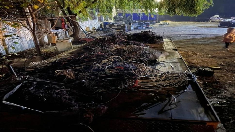 Descindere a comisarilor Gărzii de Mediu, în Ilfov: peste 360 de kg de cabluri, CONFISCATE. S-au dat AMENZI