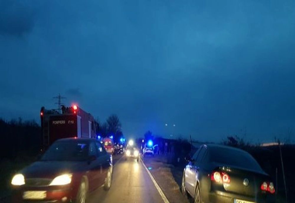 Carambol cu 5 mașini, în Dâmbovița - Trafic restricționat