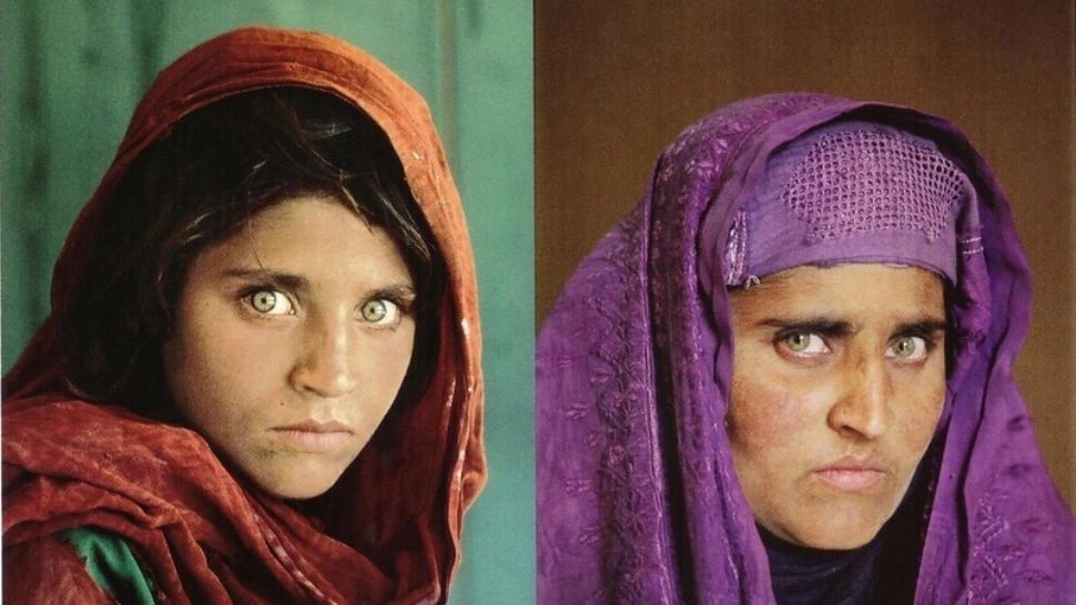 "Fata afgană cu ochi verzi”, din celebra fotografie a anilor '80, refugiată în Italia, de teama talibanilor