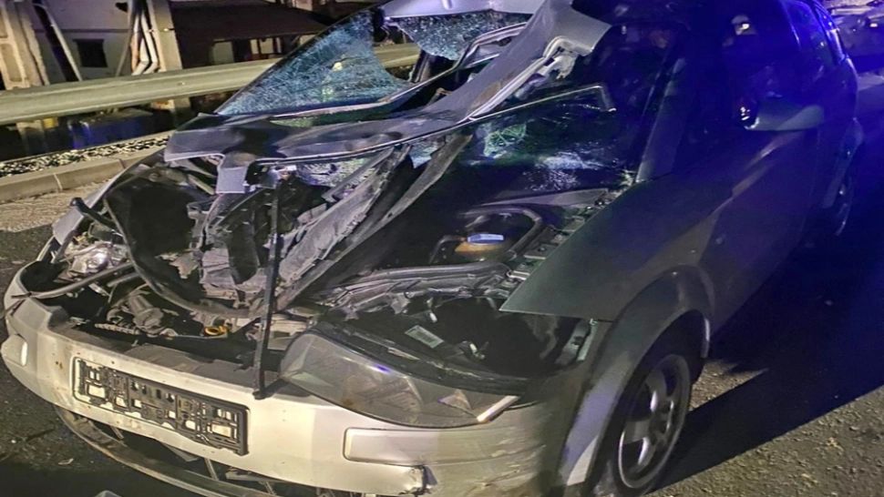 Accident CUMPLIT în Bistrița Năsăud! O mașină făcută ZOB după ce a ucis o femeie și a rănit alți oameni - FOTO