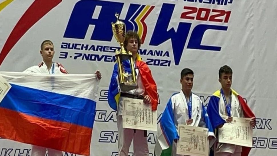 Elev la liceu, CAMPION MONDIAL la Karate. Cine este românul 