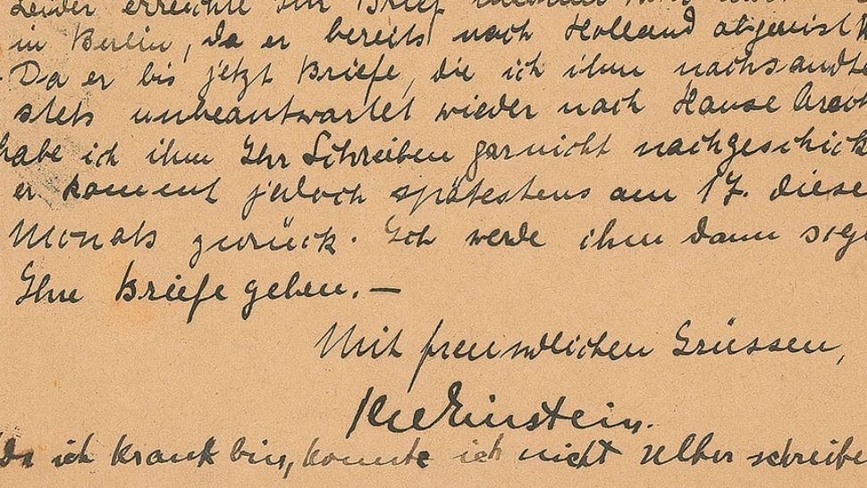 O scrisoare manuscris a lui Albert Eistein a fost scoasă la licitație! Cu ce sumă s-a vândut 