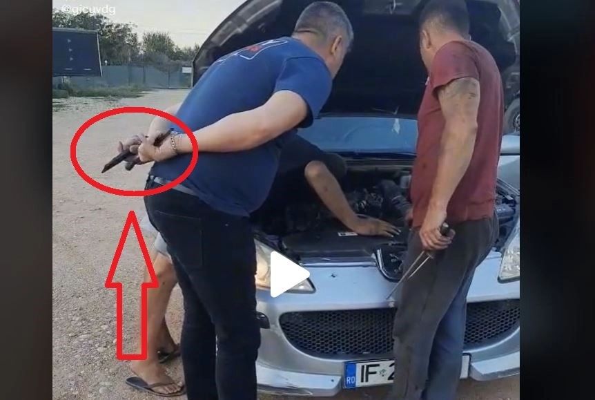 VIDEO – Mașina scotea un sunet ciudat și mecanicul și-a ieșit din minți pentru că nu înțelegea ce “bate” la motor – Farsă haioasă a unui român