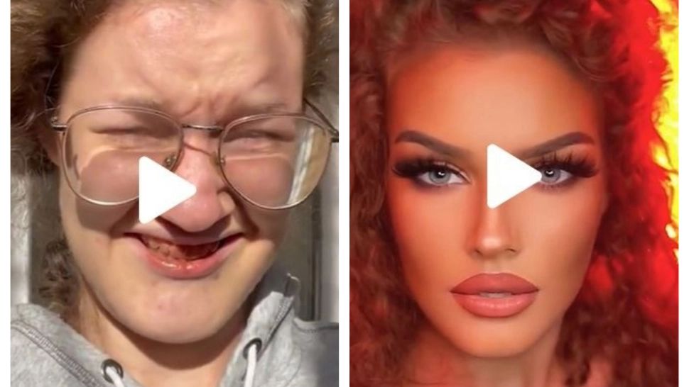 VIDEO – S-a transformat într-o bombă sexy doar cu ajutorul machiajului. Imaginile au devenit virale instant pe rețelele de socializare
