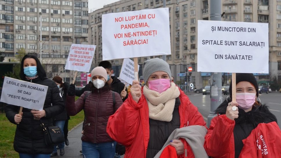 Noi proteste, astăzi, în România - Profesorii și cadrele didactice au ieșit în stradă