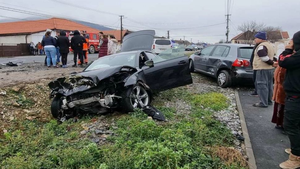 Accident cu 6 victime în județul Arad: Trafic BLOCAT