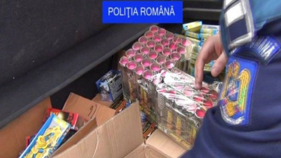 Captură RECORD de artificii, în București! Unde erau ținute ascunse 5 tone de materiale pirotehnice