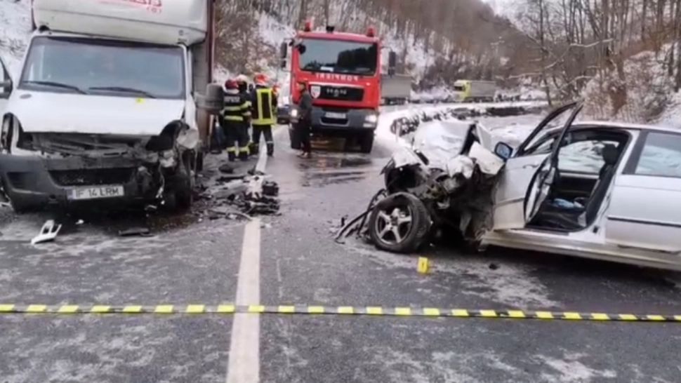 Accident teribil în Bistriţa-Năsăud. Un bărbat a murit, în urma unui impact violent