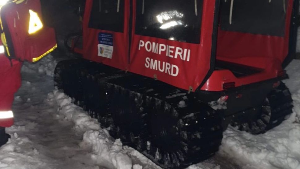FOTO | Tânăr blocat în munți, salvat în ultimul moment. A suferit un atac cerebral