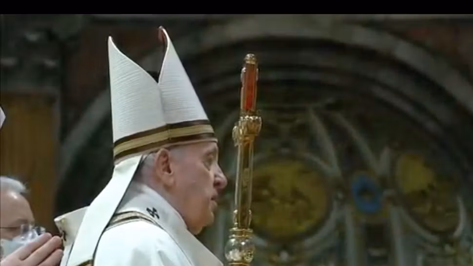 VIDEO | Slujba din ajunul Crăciunului, oficiată de Papa Francisc la VATICAN 