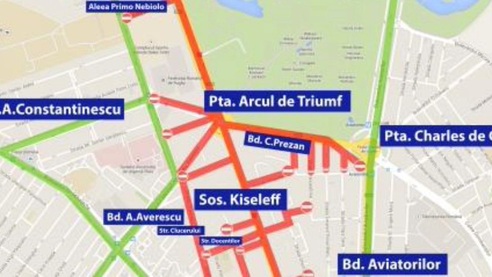 Restricţii de circulaţie în Bucureşti cu prilejul manifestărilor dedicate zilei NAȚIONALE. Ce rute alternative pot folosi șoferii 