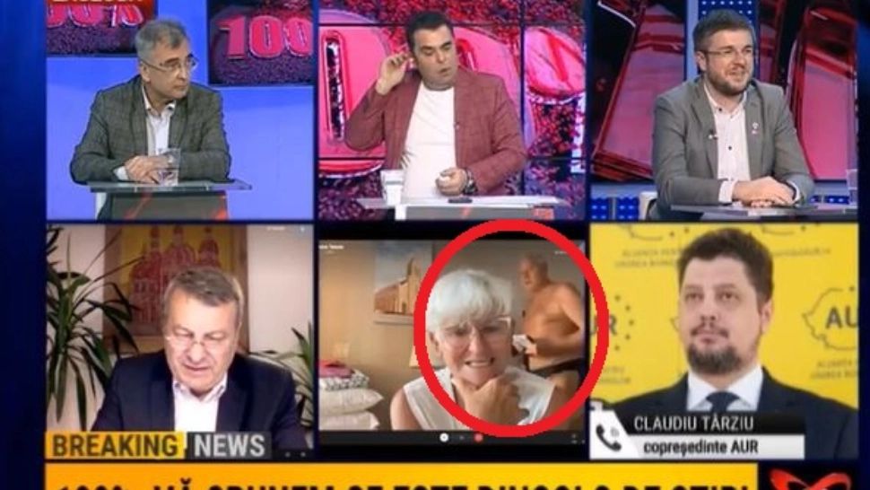 VIDEO - Soțul Monicăi Tatoiu a apărut aproape dezbrăcat, la TV, din greșeală - Reacția genială a lui Laurențiu Botin: "Mă umfla râsul"