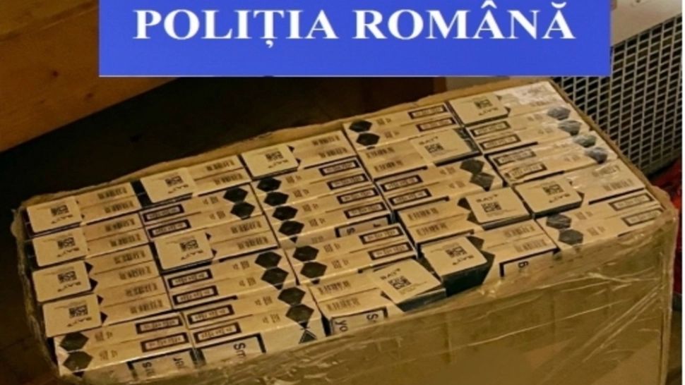Bărbat prins cu aproape 6.000 de pachete de țigări de contrabandă. S-a ales cu dosar penal