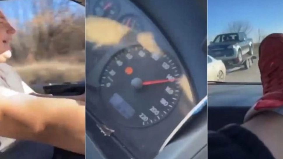 Antrenor de kickboxing, filmat conducând pe contrasens cu 160 de km/h - VIDEO