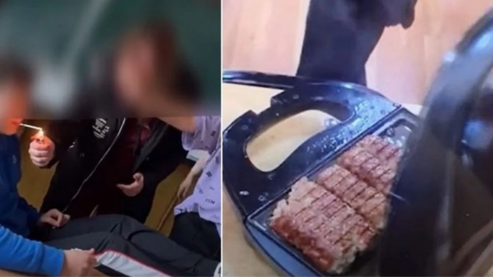 Dezmăț la un liceu din Ploiești. Elevii au încins grătarul cu mici şi au fumat în sala de clasă. Reacția conducerii