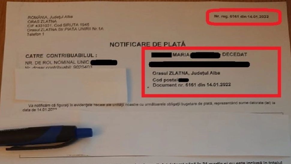 ȘOCANT: Femeie declarată MOARTĂ de primărie. Cum EXPLICĂ autoritățile situația