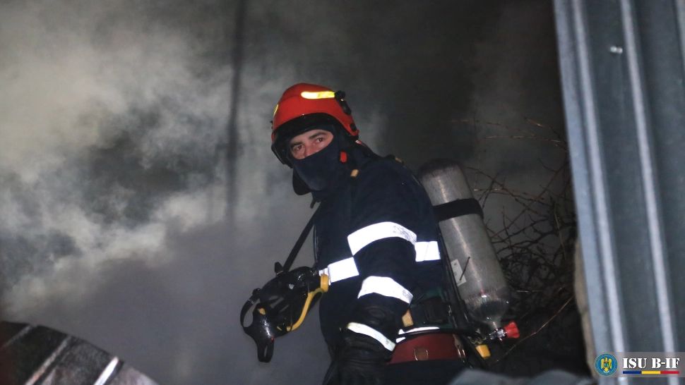 Incendii de vegetaţie uscată, în Buzău. Focul s-a extins rapid din cauza vântului