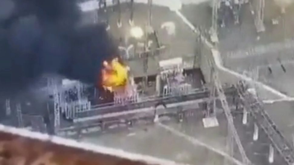 VIDEO - EXPLOZIE la o centrală termică din Donbas, în zona controlată de Ucraina