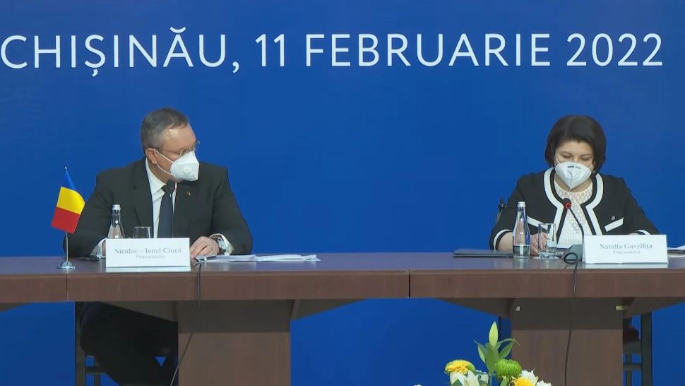 Nicolae Ciucă, după ședința de guvern comună de la Chișinău: Mesaj ferm de susţinere a parcursului european al R. Moldova