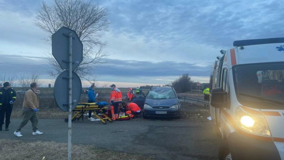 FOTO - Accident grav la Arad - Un copil de doar 8 ani a murit pe loc - Cum s-a petrecut tragedia