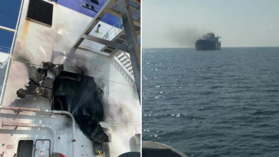 FOTO Navă moldovenească, bombardată pe Marea Neagră. Sursa atacului, incertă