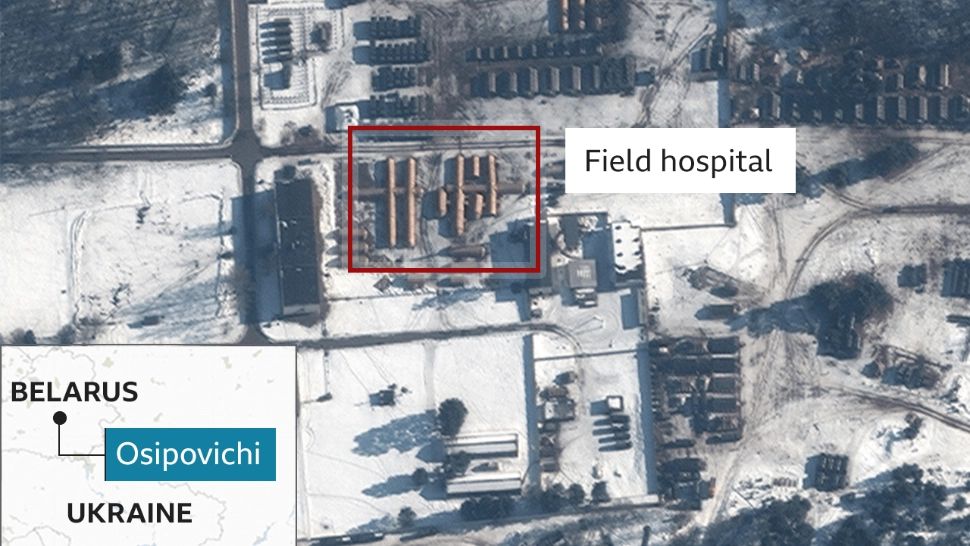 FOTO | Activitate militară INTENSĂ la granițele Ucrainei. Imaginele din SATELIT arată mișcări de trupe rusești de-a lungul frontierei 