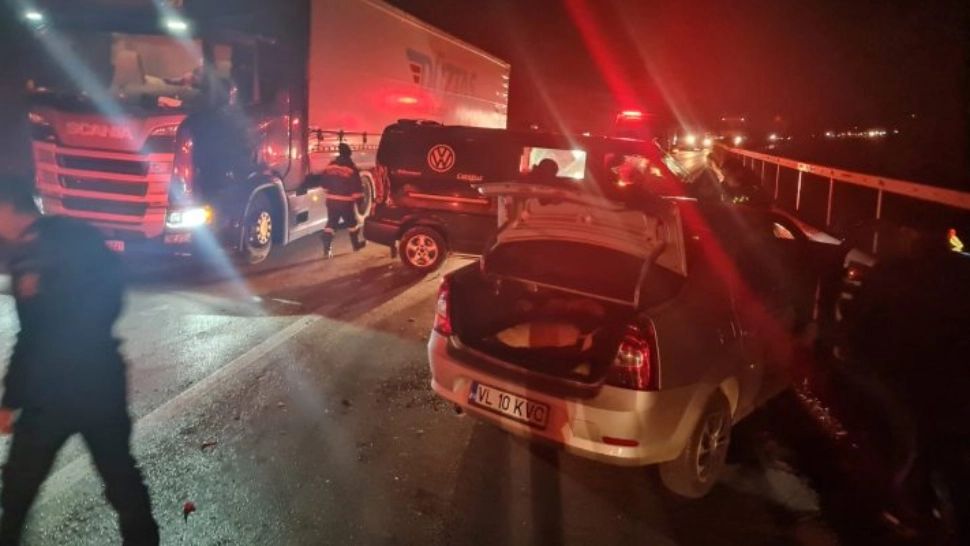 Accident cumplit pe Valea Oltului: 2 victime – Trafic blocat
