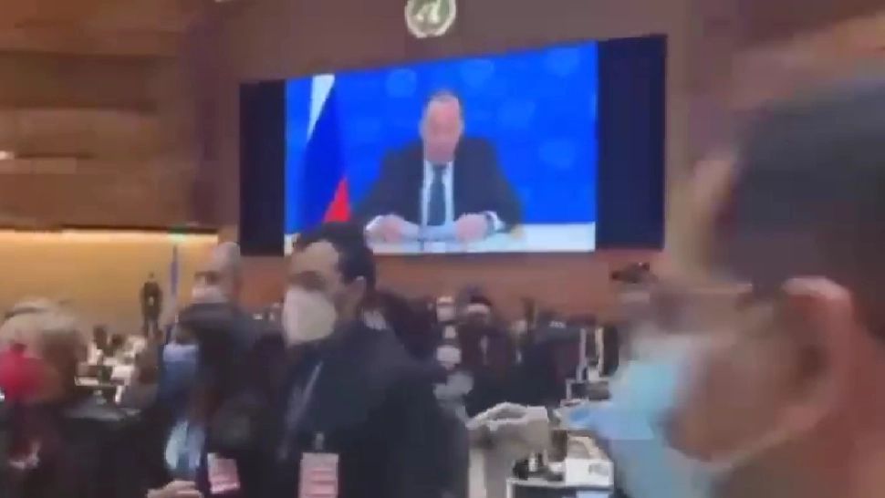 VIDEO Zeci de diplomați europeni au părăsit sala unei reuniuni ONU la discursul lui Serghei Lavrov  